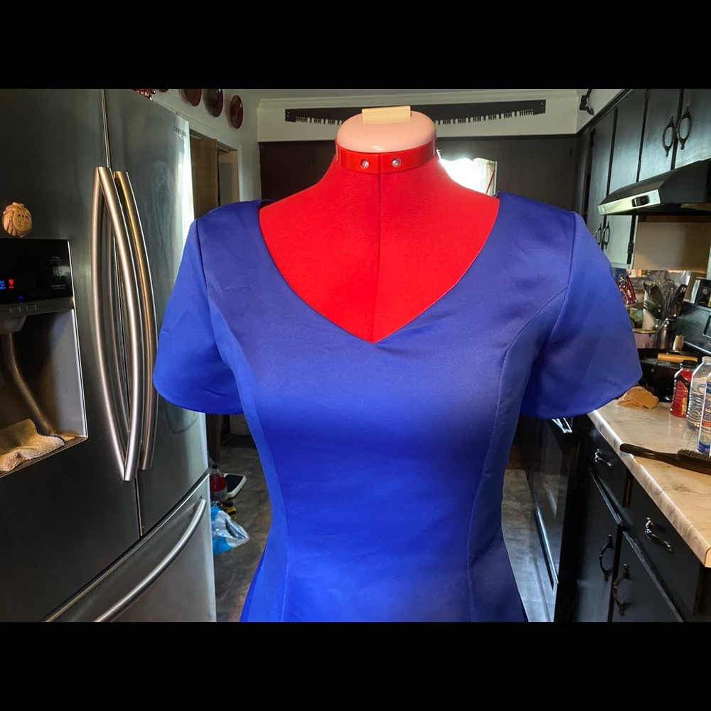 Vintage Royal Blue Dress